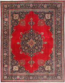 Handknotted Tabriz Patina Rug 292X378 Persian Wool Rug Red/Orange Large Rug 