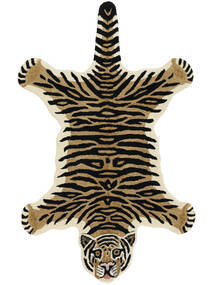 Tiger Kids Rug 100X160 Small Beige Animal Wool 