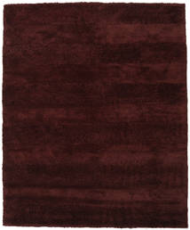  Shaggy Rug Wool 250X300 New York Burgundy Red Large 