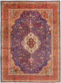  Tabriz Rug 305X410 Authentic
 Oriental Handknotted Dark Red/Rust Red Large (Wool, Persia/Iran)