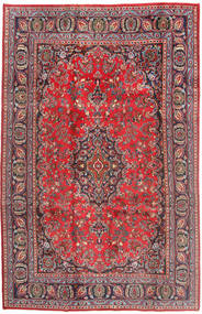  Mashad Rug 187X293 Authentic
 Oriental Handknotted Dark Red/Rust Red (Wool, Persia/Iran)