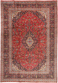  Yazd Rug 243X358 Authentic
 Oriental Handknotted Dark Red/Dark Brown (Wool, Persia/Iran)