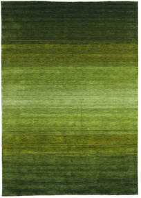 Gabbeh Rainbow Rug - Green Rug 300X400 Green Large (Wool, India)