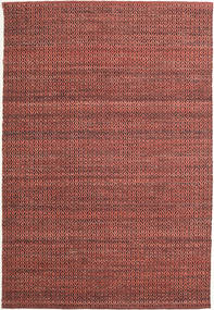  Wool Rug 160X230 Alva Rust Red/Black Rug 