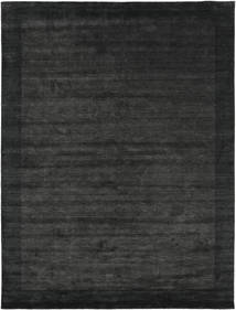 Handloom Frame 200X300 Black/Dark Grey Plain (Single Colored) Wool Rug Rug 