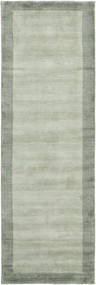  Handloom Frame - Grey/Green Rug 80X250 Modern Runner
 Pastel Green/Light Grey (Wool, India)