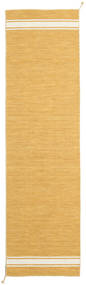  Ernst - Mustard/Off White Rug 80X300 Authentic
 Modern Handwoven Hallway Runner
 Light Brown (Wool, India)