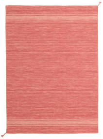 140X200 Plain (Single Colored) Small Ernst Rug - Coral Red 