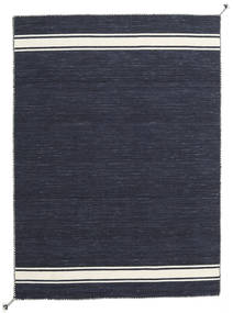  Wool Rug 140X200 Ernst Navy Blue/Off White Small Rug 
