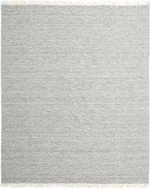 Melange 250X300 Large Grey Plain (Single Colored) Wool Rug 