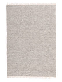 Melange 200X300 Grey Plain (Single Colored) Wool Rug 