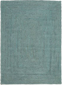 Outdoor Rug Frida Color - Turquoise Rug 160X230 Authentic
 Modern Handwoven Turquoise Blue/Turquoise Blue (Jute Rug India)