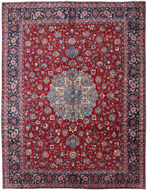  Mashad Rug 297X381 Authentic
 Oriental Handknotted Dark Red/Dark Purple Large (Wool, Persia/Iran)