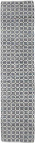  80X350 Geometric Small Elna Rug - Grey Cotton, 