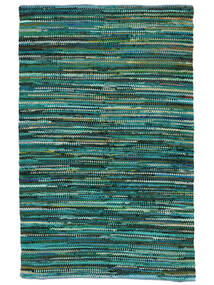 Ronja - Green Mix Rug 200X300 Authentic
 Modern Handwoven Turquoise Blue/Light Blue (Cotton, India)