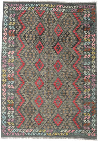  Kilim Afghan Old Style Rug 172X244 Authentic
 Oriental Handwoven Dark Grey/Light Brown (Wool, Afghanistan)