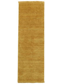  Handloom Fringes - Yellow Rug 80X300 Modern Runner
 Light Brown/Yellow (Wool, India)