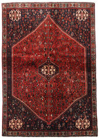  Abadeh Rug 124X176 Authentic
 Oriental Handknotted Dark Red/Dark Brown (Wool, Persia/Iran)