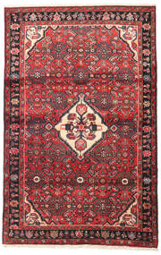  Hosseinabad Rug 105X165 Authentic
 Oriental Handknotted Dark Red/Dark Brown (Wool, Persia/Iran)