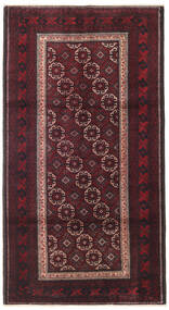  Baluch Rug 106X195 Authentic
 Oriental Handknotted Dark Red/Red (Wool, )