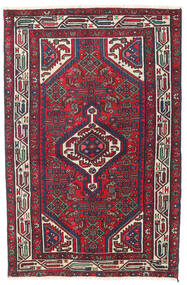  Hamadan Patina Rug 100X153 Authentic
 Oriental Handknotted Dark Purple/Dark Red (Wool, Persia/Iran)