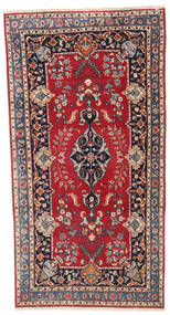  Kashmar Patina Rug 92X180 Authentic Oriental Handknotted Runner Dark Red/Dark Purple (Wool, Persia/Iran)