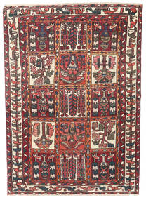  Bakhtiari Patina Rug 110X152 Authentic
 Oriental Handknotted Dark Red/Dark Brown (Wool, Persia/Iran)