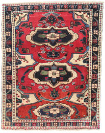  Hamadan Rug 75X95 Authentic
 Oriental Handknotted Dark Grey/Crimson Red (Wool, Persia/Iran)