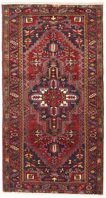  Heriz Rug 115X220 Authentic Oriental Handknotted Dark Red/Dark Grey (Wool, Persia/Iran)