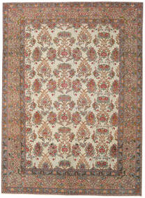  Najafabad Patina Rug 275X380 Authentic
 Oriental Handknotted Light Grey/Dark Red Large (Wool, Persia/Iran)