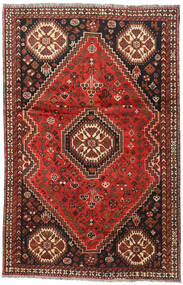  Shiraz Rug 164X248 Authentic
 Oriental Handknotted Dark Red/Dark Brown (Wool, Persia/Iran)