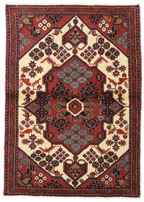  Hamadan Rug 104X150 Authentic
 Oriental Handknotted Dark Red/Black (Wool, Persia/Iran)