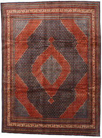  Sarouk Mir Rug 273X360 Authentic
 Oriental Handknotted Dark Red/Dark Grey Large (Wool, Persia/Iran)