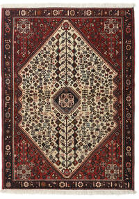 Abadeh Rug 108X148 Authentic
 Oriental Handknotted Dark Red/Dark Brown (Wool, Persia/Iran)