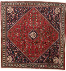  Abadeh Rug 195X200 Authentic
 Oriental Handknotted Square Dark Red/Black (Wool, Persia/Iran)