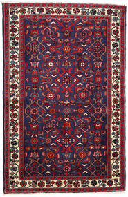  Hamadan Rug 77X120 Authentic Oriental Handknotted Dark Purple/Dark Red (Wool, Persia/Iran)
