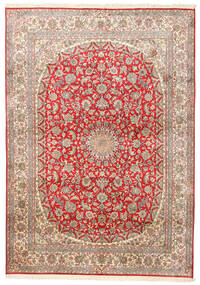  Kashmir Pure Silk Rug 153X219 Authentic
 Oriental Handknotted Rust Red/Dark Red (Silk, India)