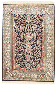  Kashmir Pure Silk Rug 81X120 Authentic
 Oriental Handknotted Beige/Dark Grey (Silk, India)