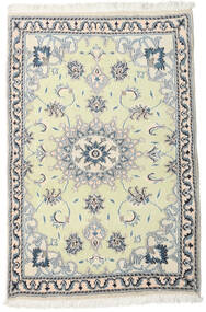  Nain Rug 89X139 Authentic
 Oriental Handknotted Beige/White/Creme (Wool, Persia/Iran)