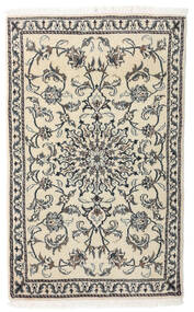  Nain Rug 87X142 Authentic
 Oriental Handknotted Beige/Dark Grey (Wool, Persia/Iran)