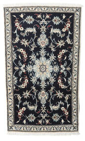  Nain Rug 90X145 Authentic
 Oriental Handknotted Dark Blue/Light Grey (Wool, Persia/Iran)