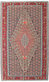 Kilim Senneh Fine Rug 150X248 Authentic Oriental Handwoven Red/Grey (Wool, )