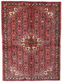  Hosseinabad Rug 149X200 Authentic
 Oriental Handknotted Dark Red/Brown (Wool, Persia/Iran)