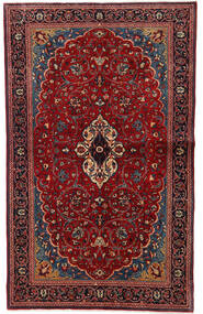  Sarouk Rug 130X208 Authentic
 Oriental Handknotted Dark Red (Wool, Persia/Iran)