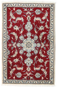  Nain Rug 90X140 Authentic
 Oriental Handknotted Beige/Dark Red (Wool, Persia/Iran)