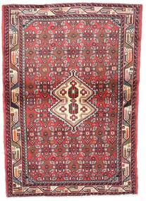  Hosseinabad Rug 100X145 Persian Wool Red/Dark Red Small 