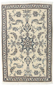  Nain Rug 90X135 Authentic
 Oriental Handknotted Beige/Light Grey (Wool, Persia/Iran)