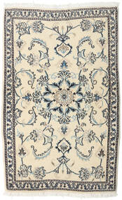  Nain Rug 90X140 Authentic
 Oriental Handknotted Beige/Dark Grey (Wool, Persia/Iran)