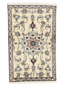  Nain Rug 90X143 Authentic
 Oriental Handknotted Beige/Dark Beige (Wool, Persia/Iran)