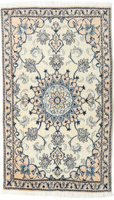  Nain Rug 86X147 Authentic
 Oriental Handknotted Beige/Light Grey (Wool, Persia/Iran)